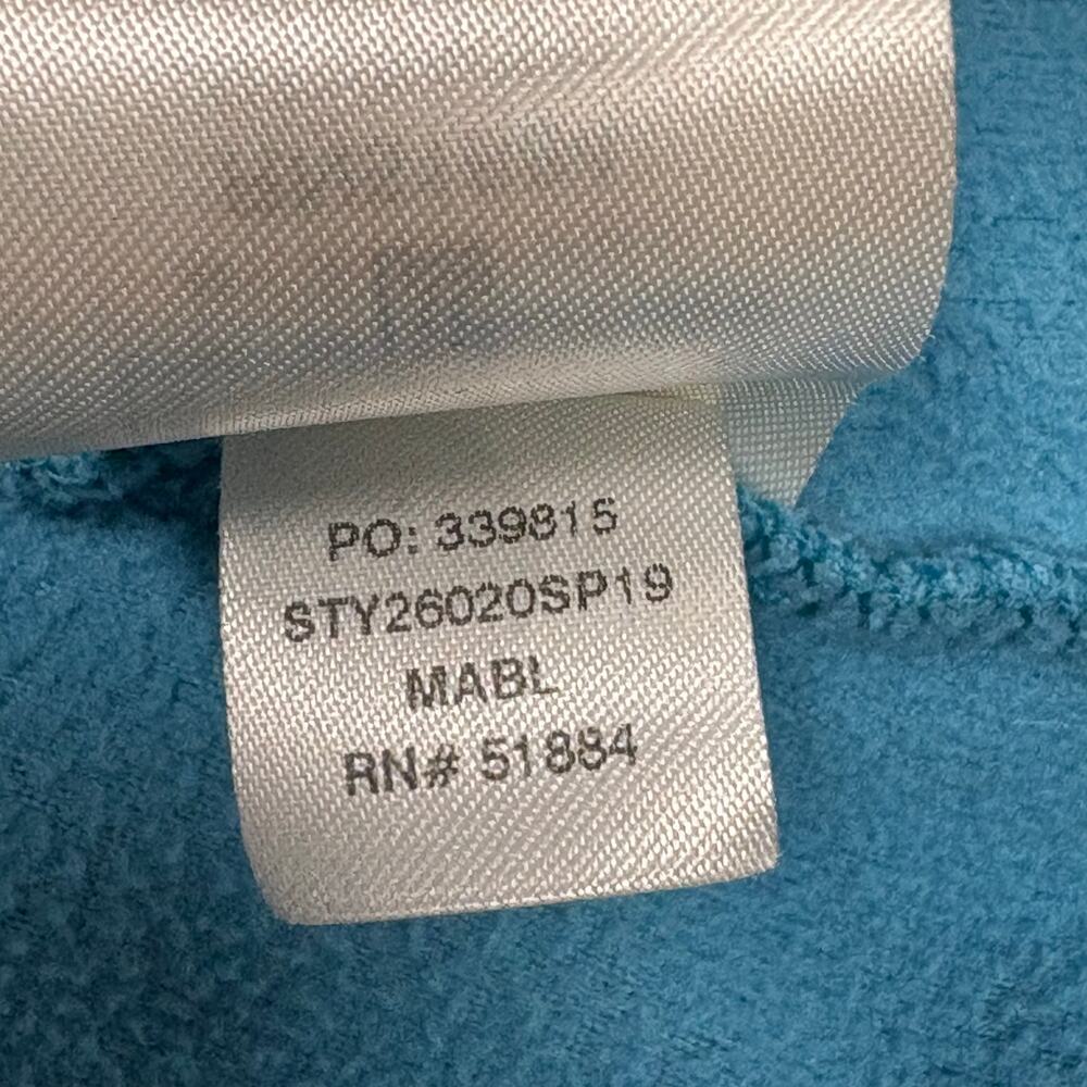 Patagonia Worn Wear Micro D Snap-T Fleece Sweatshirt Blue Size L - Picture 8 of 12